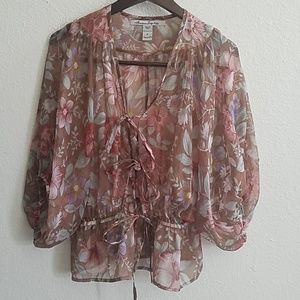 American Rag sheer blouse